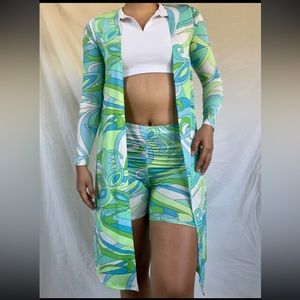 Fashion Nova abstract 2 piece set